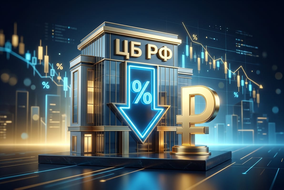 Снижение ключевой ставки ЦБ РФ до 14,25%